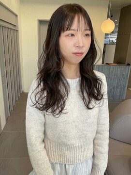 ローレンアオ(LOREN AO) 着物ヘア/大人ガーリー/ダークアッシュ/似合わせカット/矢場町