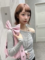 ロンド レア 天神大名店(Lond Le’a)&nbsp;黒髪カタログ/オリーブグレー/ココアベージュ/小顔に見せるヘア