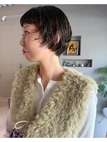 ホヌン 茅ヶ崎(Honnun)&nbsp;オン眉×お洒落コンパクトショート/茅ヶ崎