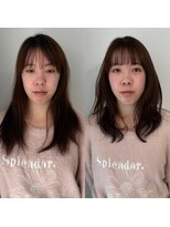 メロウ(me'lou)&nbsp;《me’lou》セミロング×レイヤー20代30代40代50代