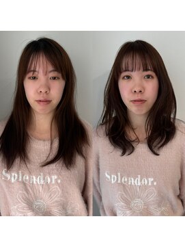 メロウ(me'lou) 《me’lou》セミロング×レイヤー20代30代40代50代