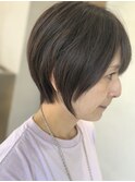 白髪ぼかしhighlight、大人女性ショート［谷合