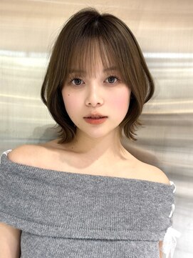 シー バイ ロンド 新宿(Sea by Lond) 【大重】韓国風くびれボブ/レイヤー/前髪新宿/髪質改善/縮毛矯正