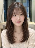 ワンカールで決まるレイヤーカット