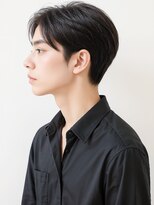 モッズヘアー メン 戸田公園店(mod's hair men)&nbsp;短髪スーツ黒髪ナチュラル七三分け韓国ヘア10代20代p1戸田公園