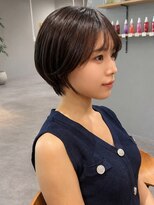ジアン バイ ミルボン NU茶屋町+(GIEN by milbon) 前髪あり/かわいい/ショートボブ/ナチュラルショート