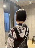 首元すっきりミニボブ