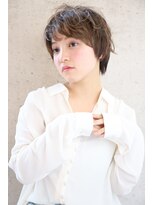 ヘアアンドメイク シークネクスト(HAIR&MAKE SeeK NEXT)&nbsp;【SeeK　NEXT】フェザーバング　オリーブグレージュ