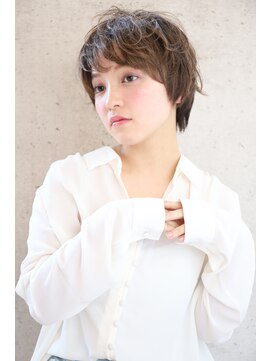 ヘアアンドメイク シークネクスト(HAIR&MAKE SeeK NEXT) 【SeeK NEXT】フェザーバング オリーブグレージュ