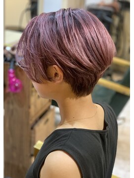 アクト(ACT) raspberry pink ×short hair[表参道]