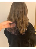 毛先ほんのりパープル