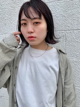 オアシス(oasis) 【oasisマミ】ダークパープル 外ハネ BOB