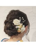 【新宿南口】大人っぽいシニヨンアレンジ【ヘアセット】