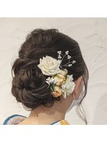 ヘアリゾート粋 ドゥオ 新宿南口店(dua)&nbsp;【新宿南口】大人っぽいシニヨンアレンジ【ヘアセット】