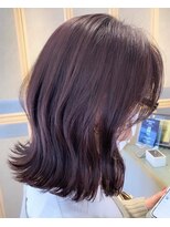 ヘアサロン ガリカ 表参道(hair salon Gallica) ラベンダーカラー×外ハネ