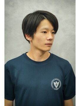 クロムトウキョウ ザ バーバー ネオン 新宿店(CHROM TOKYO the Barber ne/on) ナチュラルパートスタイル