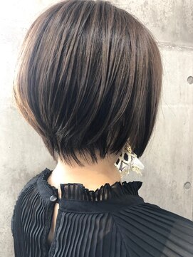 ジーナ セントラル銀座(Zina) 大人かわいい＊ショートボブ＊アッシュブラウン【ZinaCENTRAL】