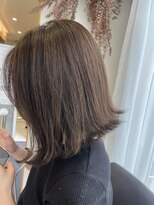 ベルバイヘアスイッチ(by hairswitch)&nbsp;マットブラウンで切りっぱなし外ハネボブ