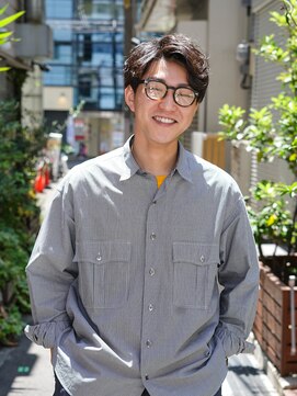 クラスコウベ 三宮店(Krass kobe) ツーブロックマッシュ束間ショート【上野　竜司】