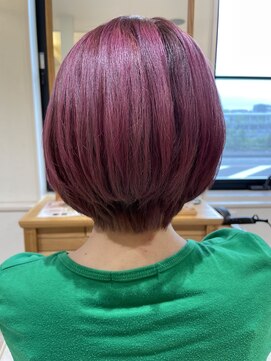 ルシードスタイル リム(LUCIDO STYLE Rim) ショートボブ×ピンク