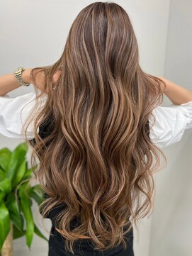 ジルブラン 横浜関内(JIL BLAN) ミルクティーベージュダブルカラーハイライトバレイヤージュ