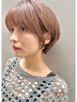 アリエッタ ギンザツー(ARIETTA GINZA2)&nbsp;耳かけ色気ショート/ニュアンスカラー/丸みショートボブ/抜け感