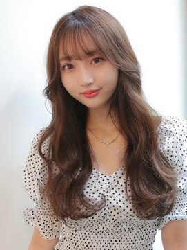 アグ ヘアー ネイビー 鶴岡東原店(Agu hair navy) 《Agu hair》シルキーベージュロング×numberA.ヘアバター