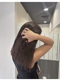 似合わせ優しいブラウンカラー
