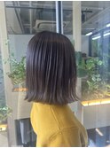 艶髪 切りっぱなし エアタッチ デザインカラー