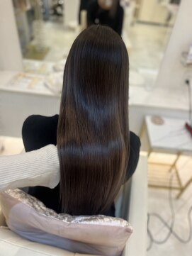 シャルム バイ アローズ 久留米店(CHARM BY AROSE) 20代黒髪暗髪☆大人可愛い艶髪ロング