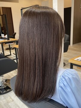 アトリエコア(Atelier Coa) 髪質改善トリートメントミルクティーベージュカラーくびれヘア