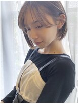 プアメリア 名古屋(Puamelia)&nbsp;レイヤーケアブリーチダブルカラーボブ_4405