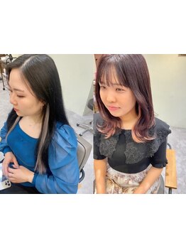 【JR高槻直結】エクステで気軽にトレンドのインナーカラーが楽しめる♪ブリーチなしでなりたいスタイルに◎