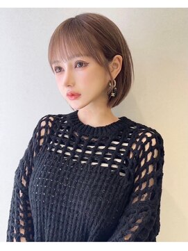 コア 表参道(COA) ボブヘア/レイヤーカット/ウエットヘア/オリーブベージュ/表参道