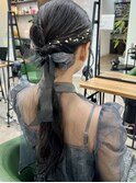 シンプル大人可愛い◇ローポニーテール◇