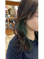 カノエ 山口小郡店(canoe) イヤリングカラー×カーキ