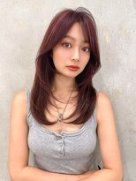 ロンドローズ 名古屋(Lond damaskRose)&nbsp;レイヤーカット ケアブリーチ ダブルカラー 41115