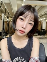 メゾンアクア 表参道(Maison ACQUA)&nbsp;+ウルフボブウルフ/小顔/ネビージュ/ボブルフ/黒髪/ワンレン