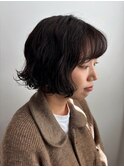 海外風ボブパーマ