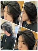 メンズ☆ロングレイヤー&ニュアンスパーマ