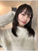 小顔レイヤーカット
