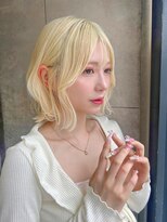 トルネード(TORNADO) ハイトーンボブ 推しカラー ブロンド ガーリーボブ 7s328