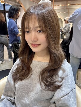 ロンド エスポワール 錦糸町(Lond espoir) ◯ブリーチホワイトグレージュダブルカラーレイヤー韓国顔周り２