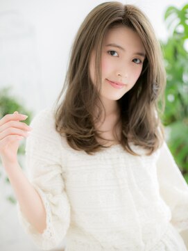 レアワンハナレ センター北美容院(lea/1 HANARE) センター北/髪質改善/ミントアッシュ♪大人巻きレイヤーパーマh