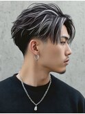 xメンズバレイヤージュ/ホワイトグレージュ/レイヤーカット