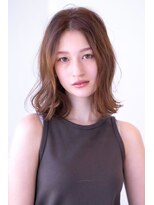 ケアリー 千葉ニュータウン中央(Carelly)&nbsp;縮毛矯正/くびれヘアー/アプリコットオレンジ