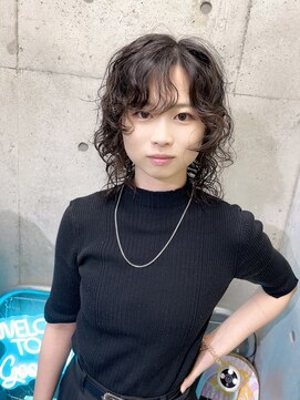 インク 渋谷(INK.) ウルフカット×ウルフパーマ