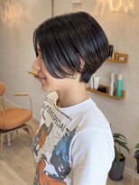 ジーナ 渋谷 表参道(JINA)&nbsp;大人ショートボブ/ハンサムショート/前髪なし/30代40代50代