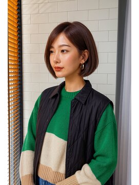 コポル(Copol) まわりと差がつく大人ショート×ショコラブラウン