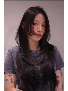 リアン(REAN) ロングレイヤー　レイヤーカット　韓国レイヤー　顔まわりかっと